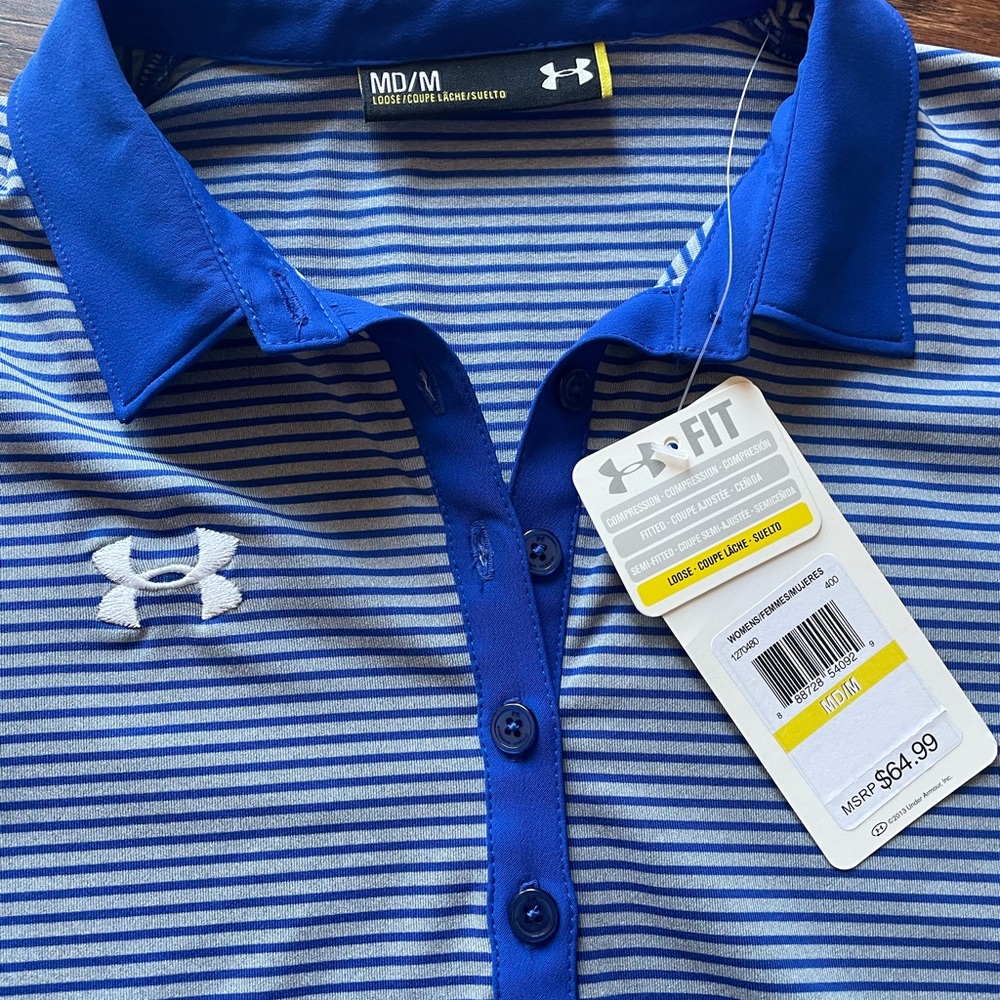 NWT Women’s Under Armor shirt; size Medium.